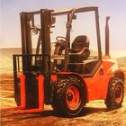 Off Road Rough Terrain Four Wheel Drive Forklift Lifting Height 3000mm