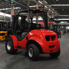 Compact Rough Terrain Forklift Small Turning Radius High Grade Ability