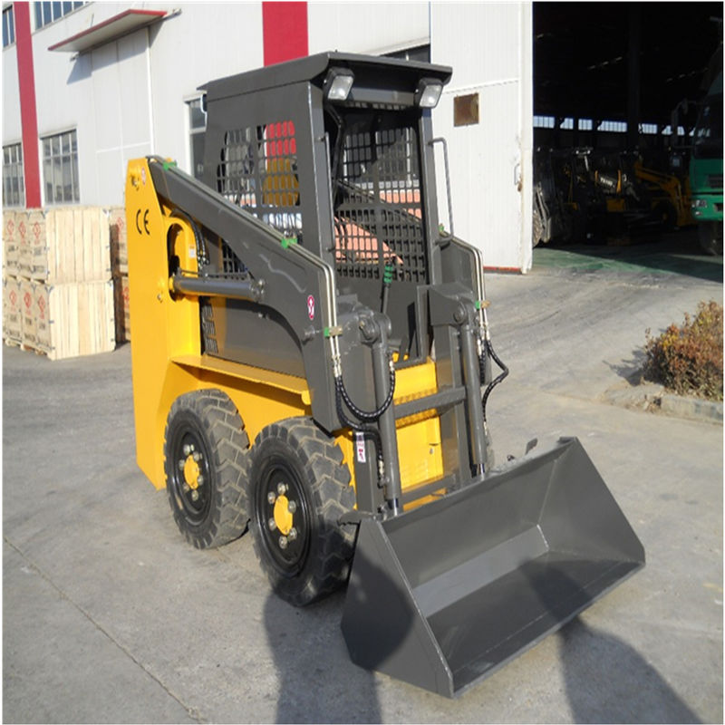 70Hp Small Skid Steer Loader Equipment With Front End Loader 2100Kg Lifting Force